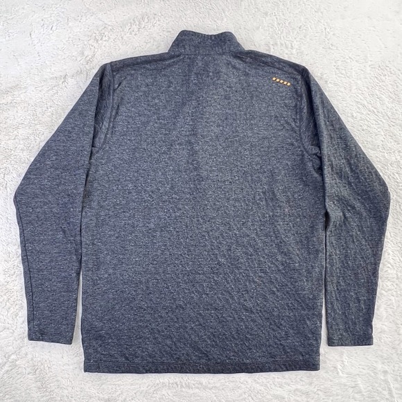 ARIAT‎ Rebar 1/4 Zip Pullover Shirt Men's LARGE Gray Long Sleeve Workwear - Picture 3 of 10